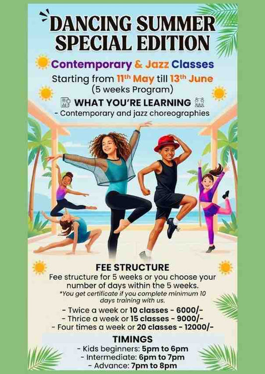 Dancing Summer Camp at Dance Central by Meyha Sen (11 May - 13 Jun) | Greater Kailash II Delhi