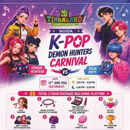 K-Pop Demon Hunters Carnival at Tingaland (13-Jun) Sector 104 Noida