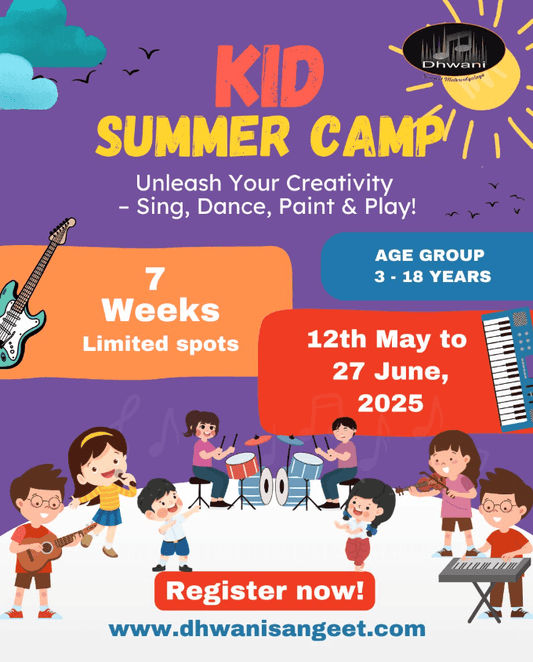 Summer Camp by Dhwani Sangeet Mahavidyalaya (12 May - 27 Jun) | Sector 56 Gurgaon - ActivityKidz