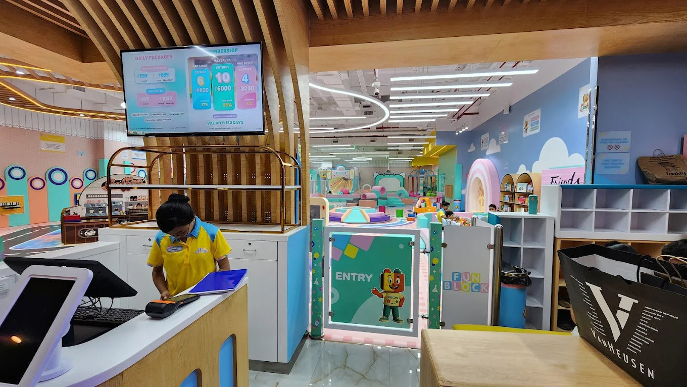 Fun Block Indoor Play Area | Gaur City Mall Greater Noida