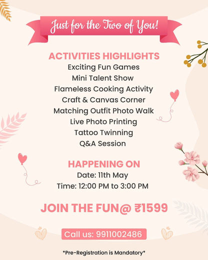 Mother’s Day Celebration at The Funny Mouse (11-May) | Near Ambience Mall Gurgaon - ActivityKidz