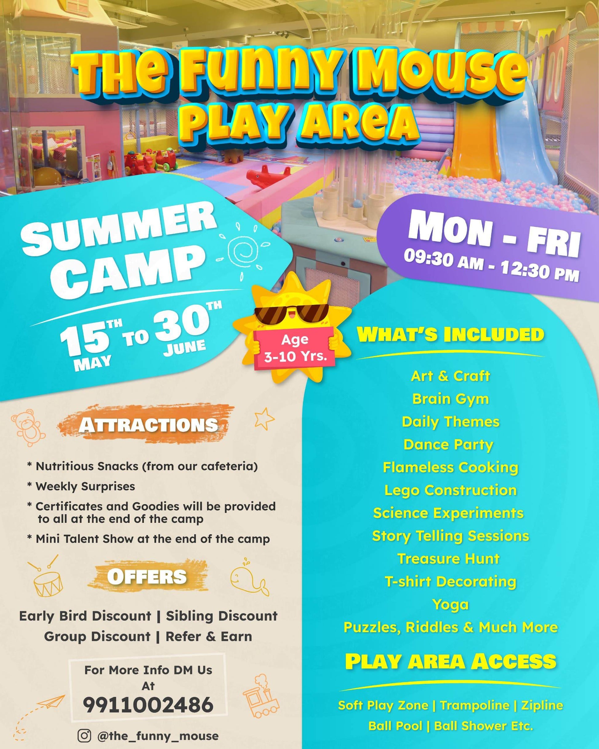 Summer Camp by The Funny Mouse (15 May - 30 Jun) | Near Ambience Mall Gurgaon - ActivityKidz