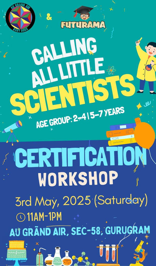 Futurama Little Scientist Certification Workshop (3 May) | Sector 58 Gurgaon - ActivityKidz