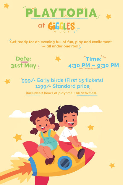 Playtopia at Giggles N Joy (31 May) | M3M Urbana Mall Gurgaon
