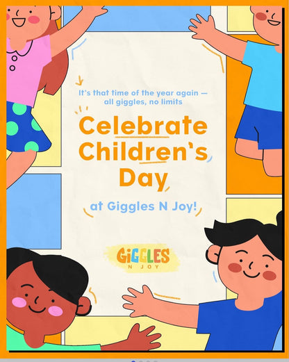 Children's Day Celebration at Giggles N Joy (14-15 Nov) | Sector 67 Gurgaon