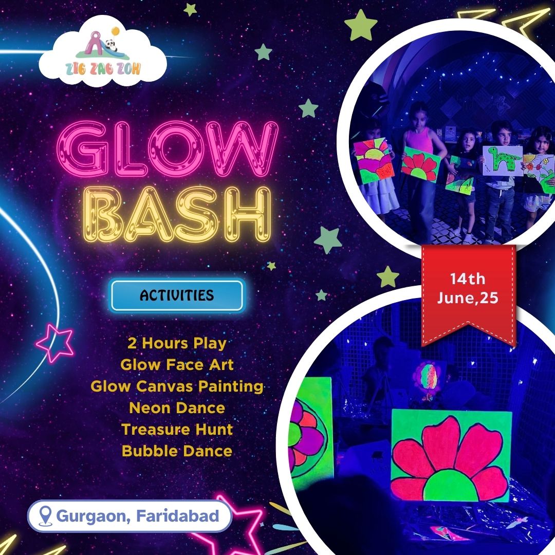 Glow Bash Party at Zig Zag Zoh (14-June) | DLF Phase 1 Gurgaon