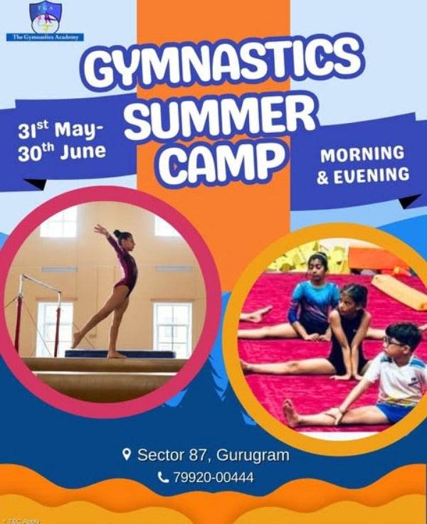Summer Camp by The Gymnastics Academy (31 May - 30 Jun) | Sector 87 Gurgaon - ActivityKidz