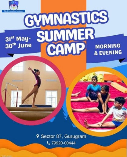 Summer Camp by The Gymnastics Academy (31 May - 30 Jun) | Sector 87 Gurgaon - ActivityKidz
