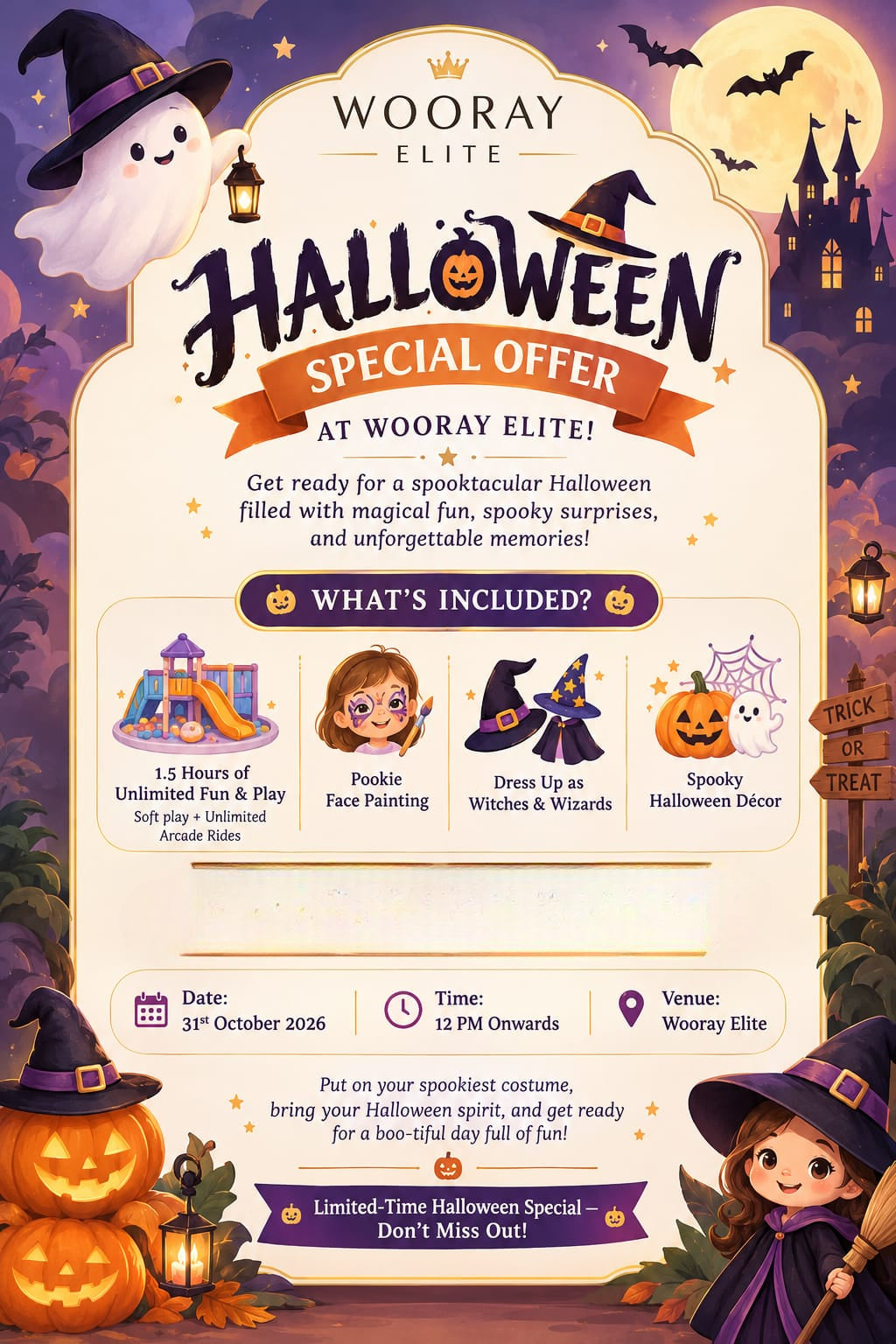 Halloween Celebration (31 Oct) at Wooray Elite | Ghitorni New Delhi