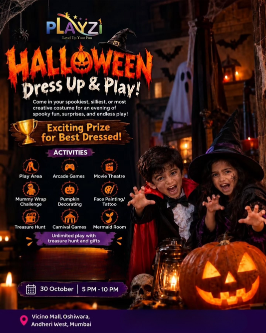 Halloween Dress Up & Play (30 Oct) at PlayZi | Andheri West Mumbai