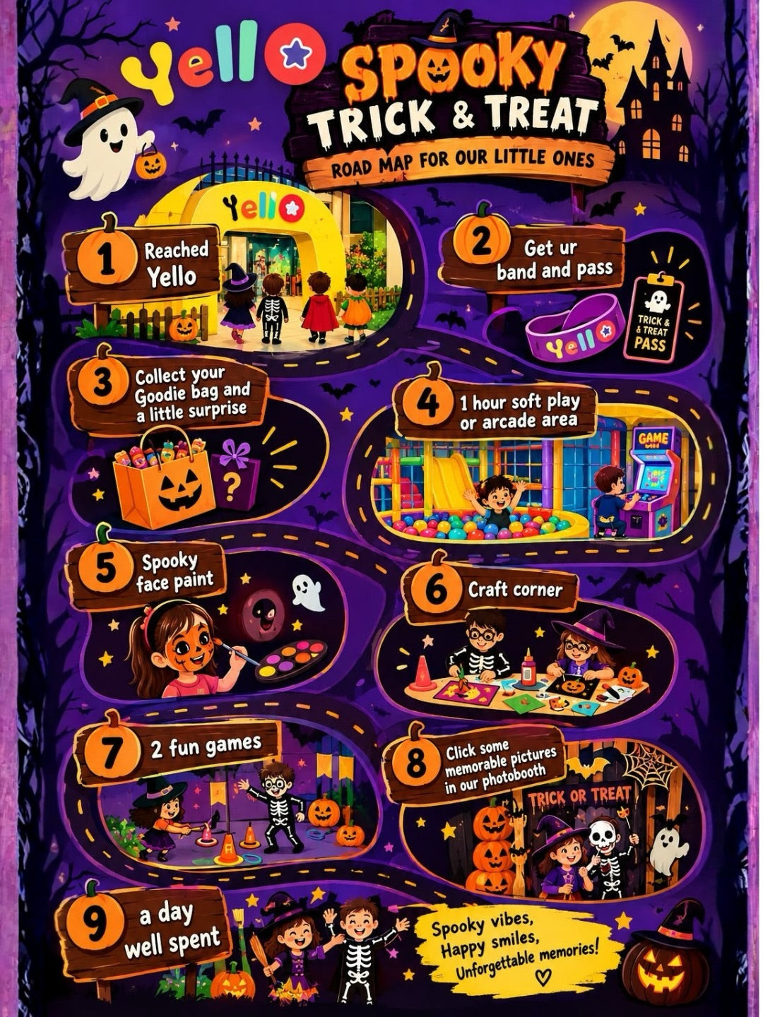 Halloween Party (30 Oct - 1 Nov) at YellO Play Area | Pitampura Delhi