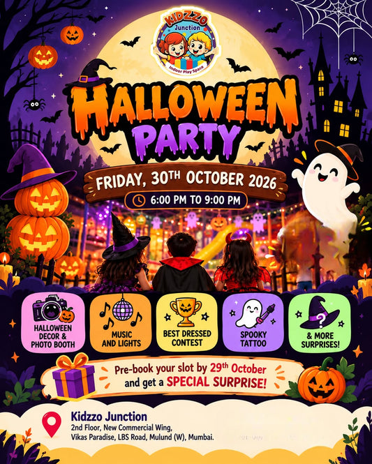 Halloween Party (30 Oct) at Kidzzo | Vardhaman Nagar Mulund West Mumbai