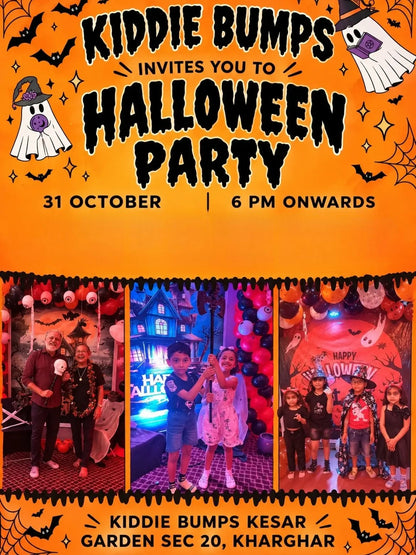 Halloween Party (31 Oct) at Kiddie Bumps | Sector 20 Kharghar Panvel