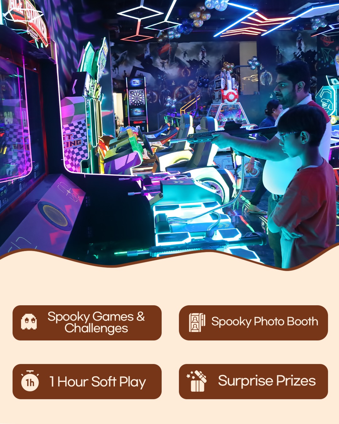 Halloween Party (31 Oct) at Playvillé | Sector 104 Noida