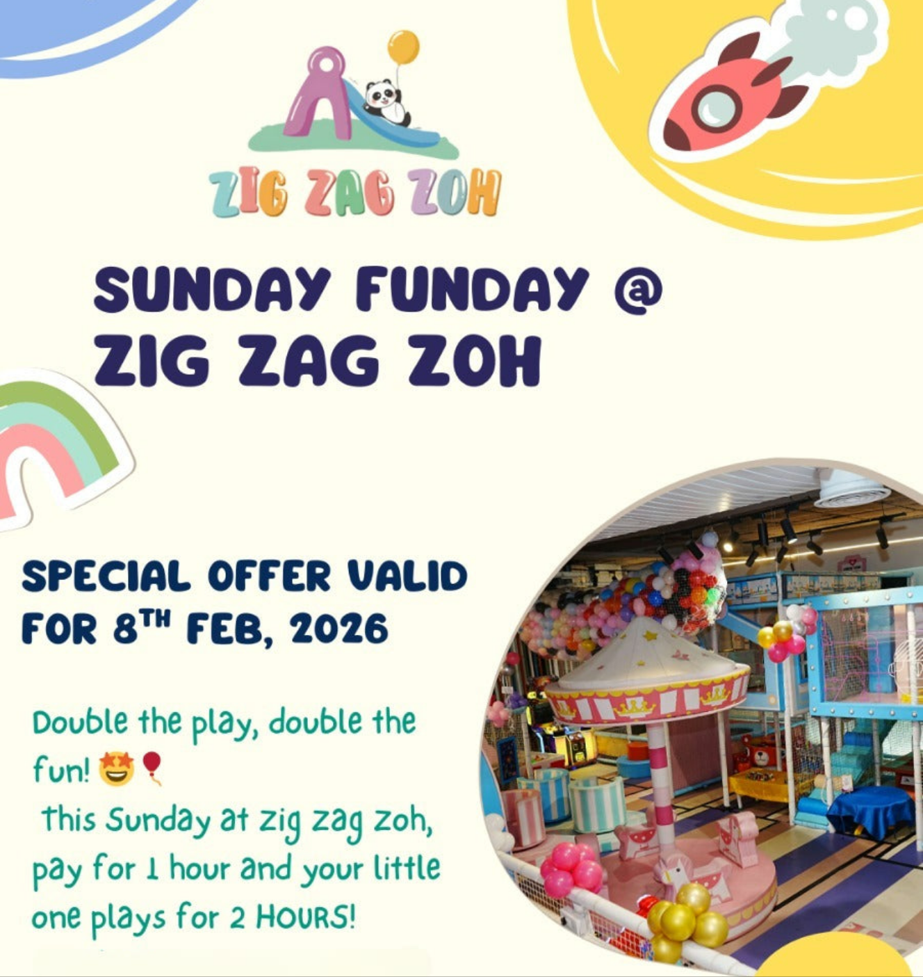 Sunday Funday (8 Feb) at Zig Zag Zoh | Sector 16 Faridabad