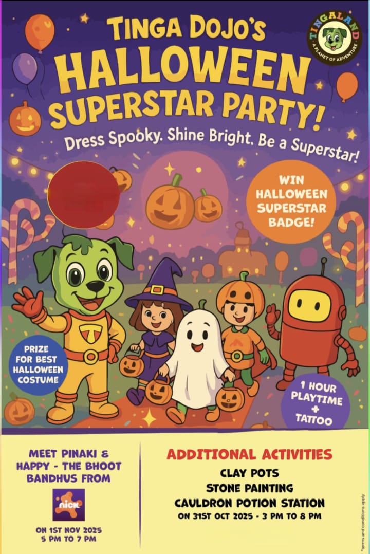 Tinga dojo's Halloween at Tingaland (31 Oct - 1 Nov) Sector 104 Noida