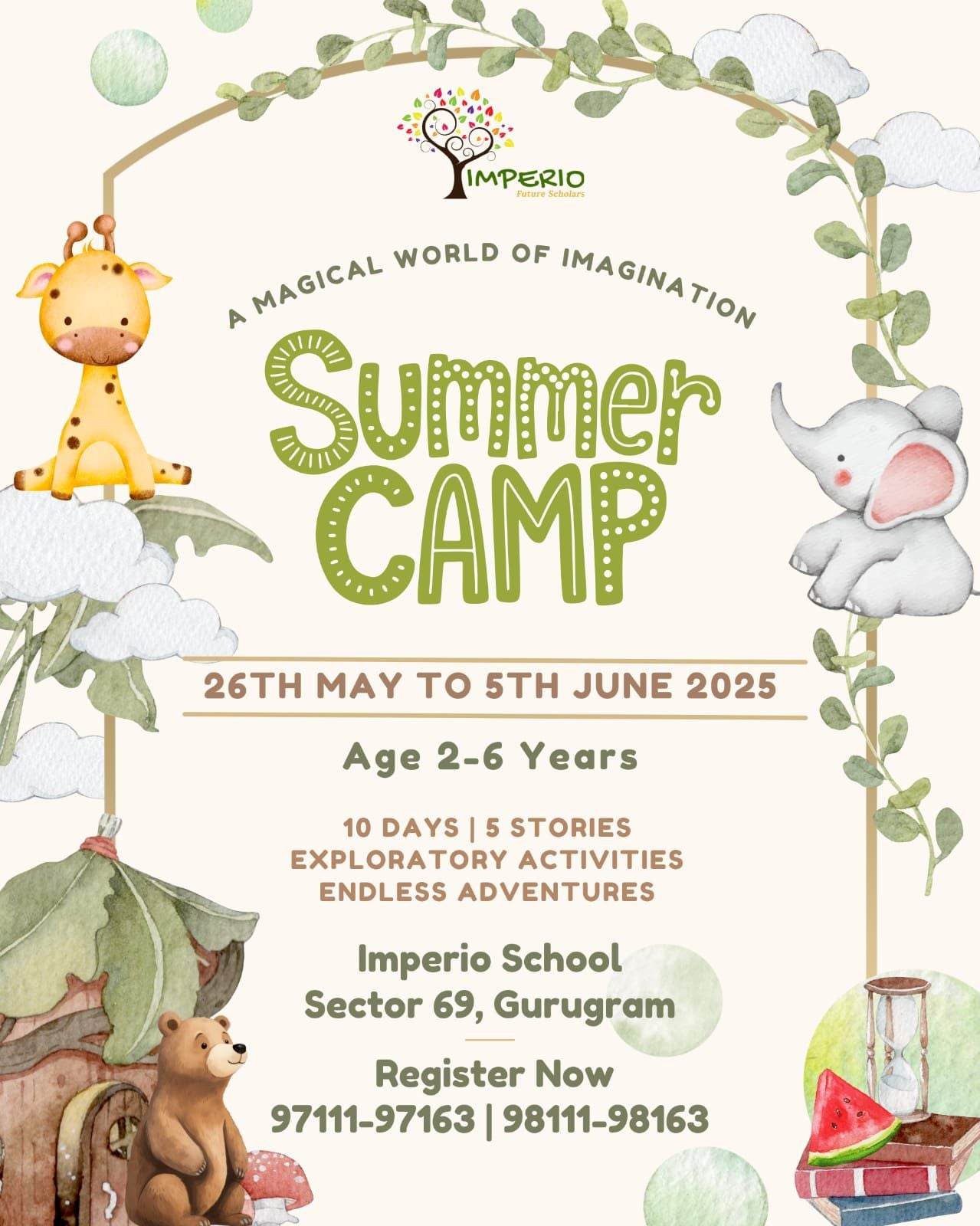 Summer Camp by Imperio Preschool (26 May - 5 Jun) | Sector 69 Gurgaon - ActivityKidz