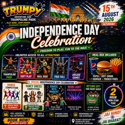 Independence Day Celebration (15 Aug) at Trumpy | Sector 83 Gurgaon