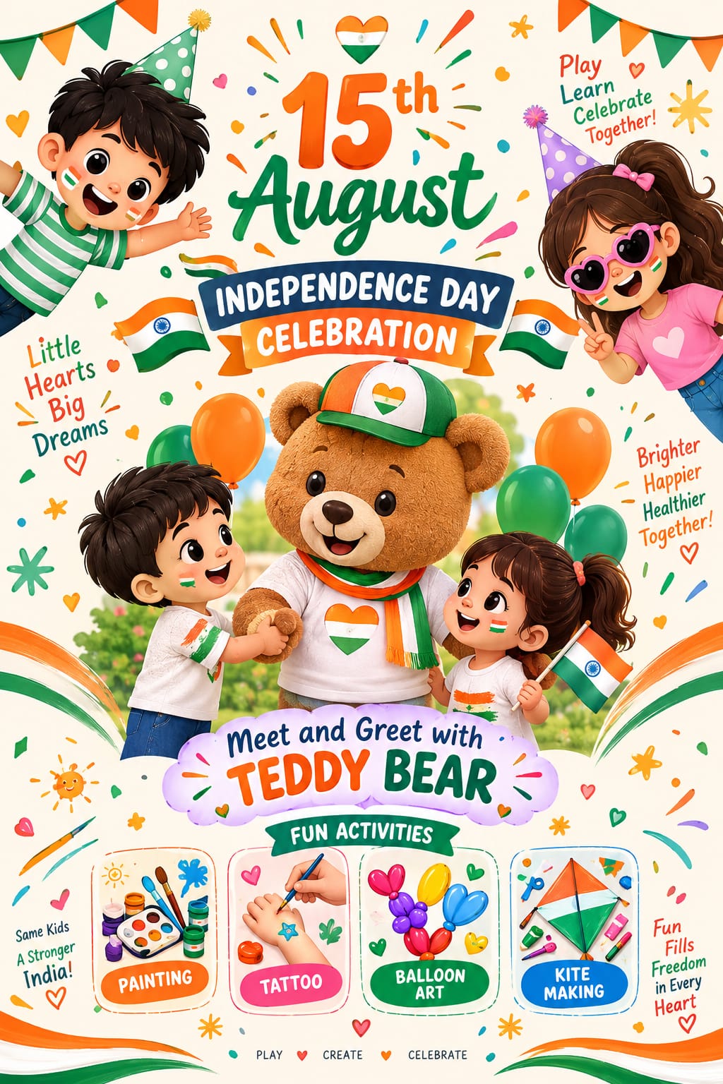 Independence Day Celebration (15 Aug) at Mio Play By Wooray | Sector 43 Gurgaon