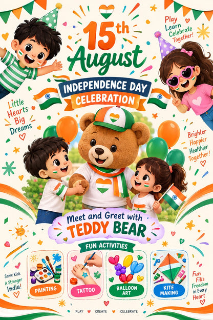 Independence Day Celebration (15 Aug) at Mio Play By Wooray | Sector 43 Gurgaon