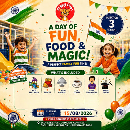 Independence Day Celebration (15 Aug) at Peppy Cubs | Civil Lines Sector 15 Gurgaon