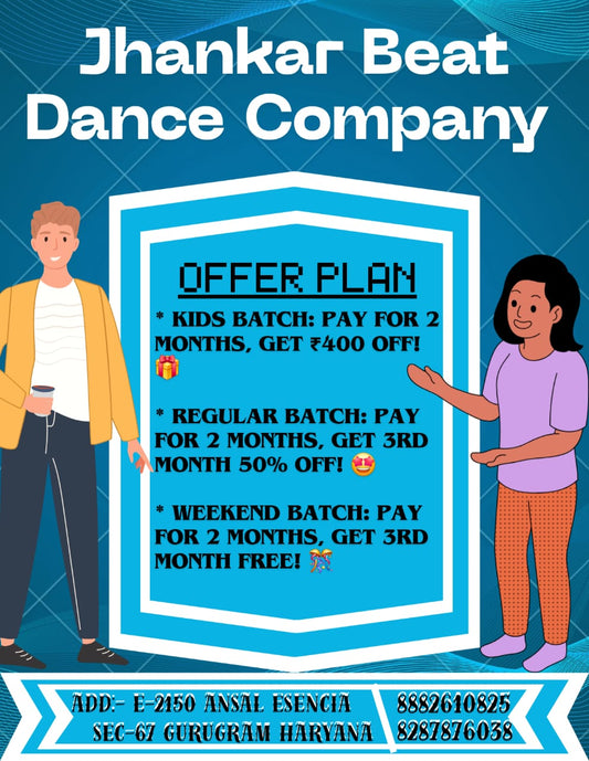 Jhankar Beats Dance Studio for Bollywood & Zumba | School Sector 67 Gurgaon