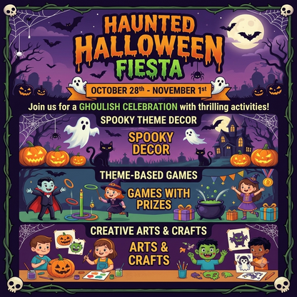 Haunted Halloween Fiesta at Joyvillei (28 Oct - 1 Nov) | Sector 27 Gurugram