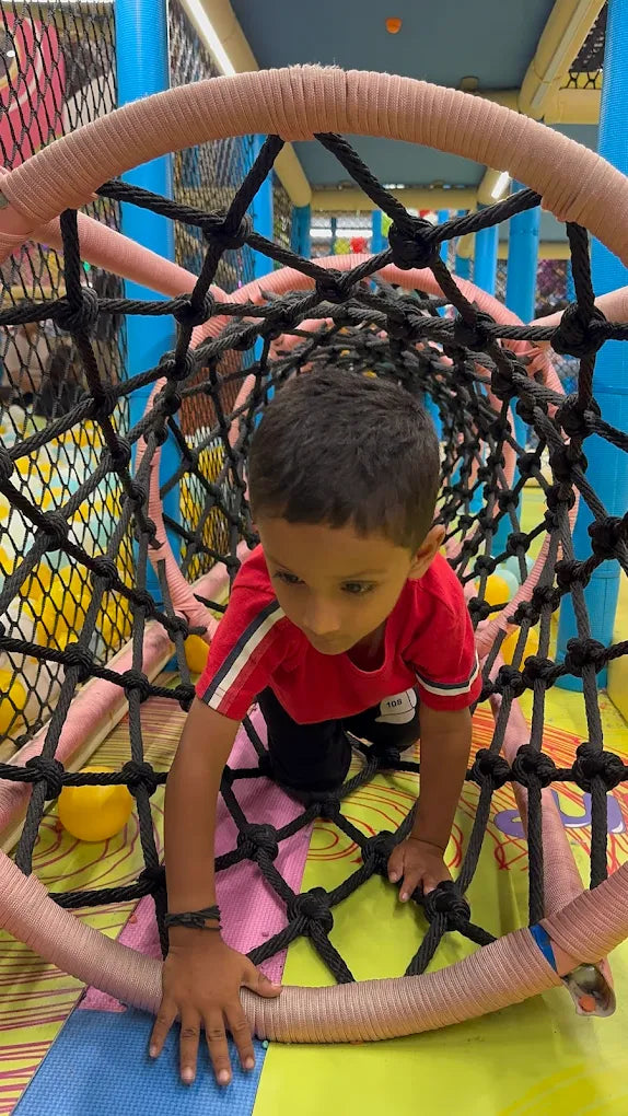 Jus' Jumpin' Play Area & Wall Climbing | VR Mall Surat