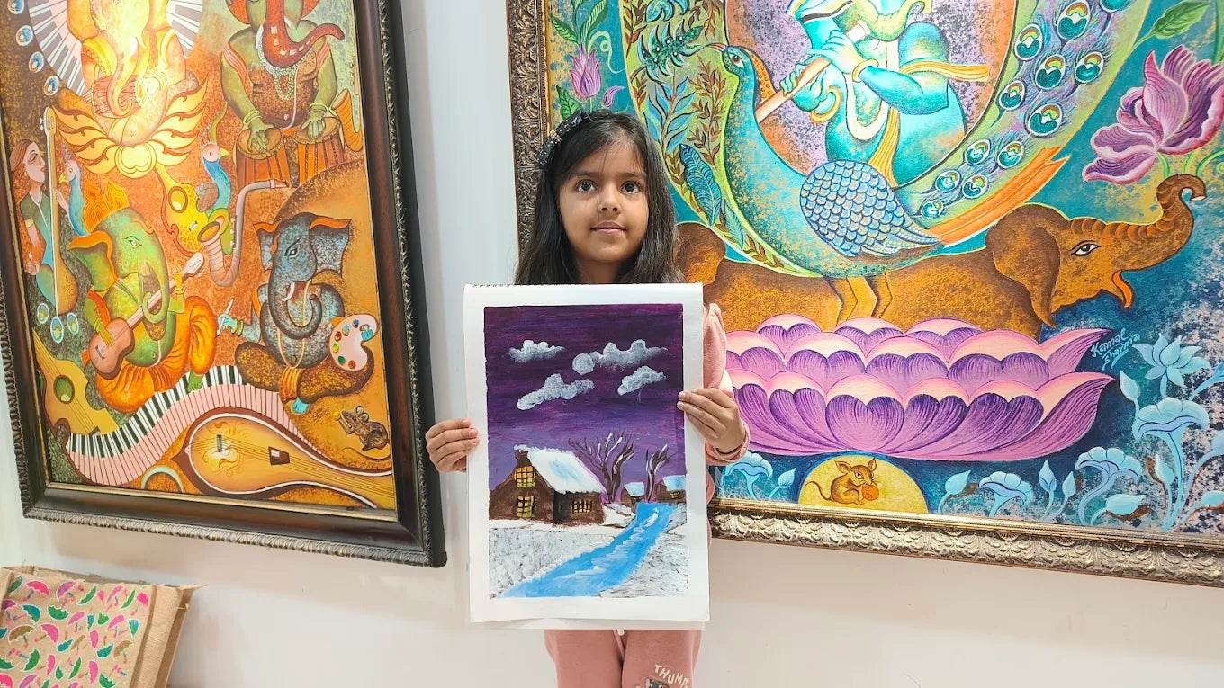 Kamal Art House for Art & Craft Drawing Painting | Pragati Hills Society Sector 47 Gurgaon - ActivityKidz