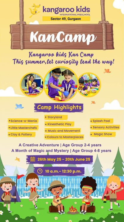 Summer Camp by Kangaroo Kids International Preschool (26 May - 20 Jun) | Sector 49 Gurgaon - ActivityKidz