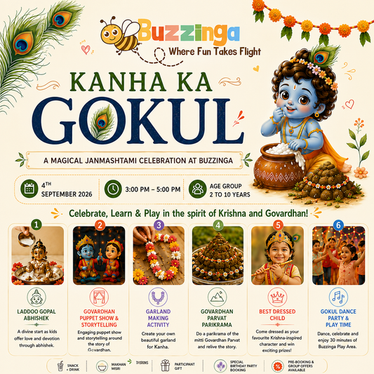Kanha Ka Gokul (4 Sep) at Buzzinga | South Extension New Delhi