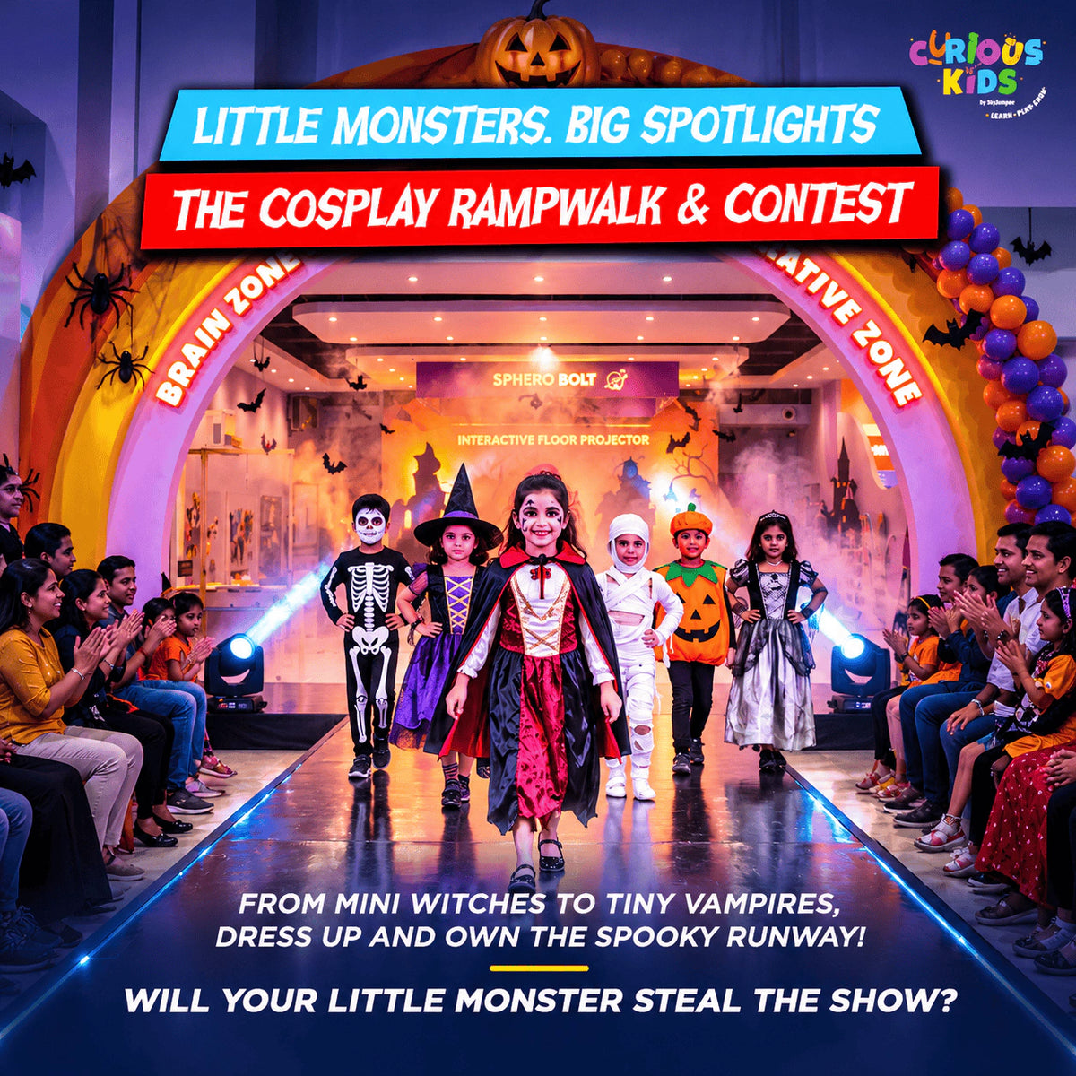 Kids Halloween Party by Curious Kids Skyjumper (31 Oct & 1 Nov) | Orion Avenue Mall Bangalore