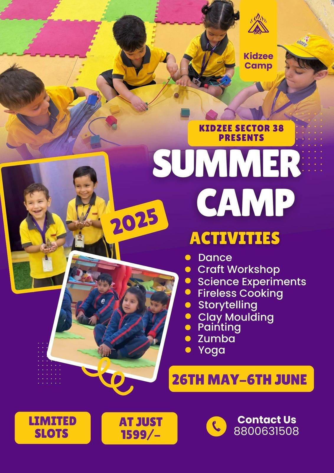 Summer Camp by Kidzee Preschool (26 May - 6 Jun) | Sector 38 Gurgaon - ActivityKidz