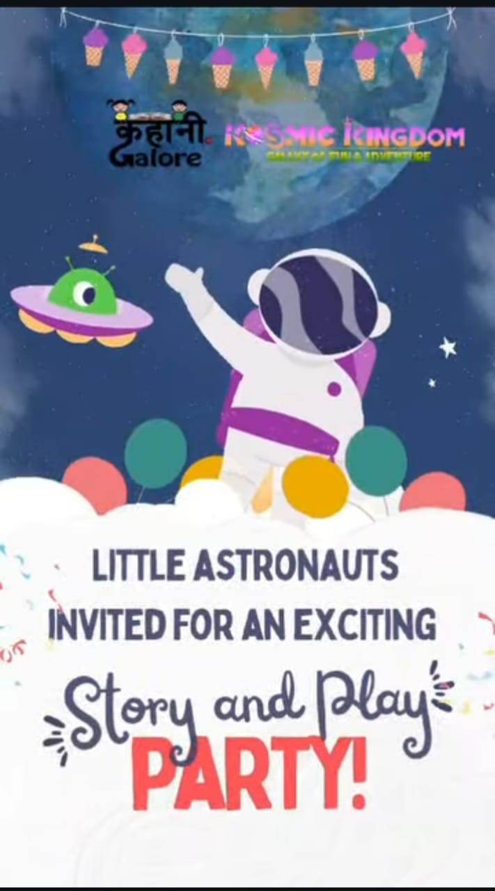 Story & Play Party at Kosmic Kingdom (30-Mar) | M3M IFC Mall Sector 66 Gurgaon - ActivityKidz