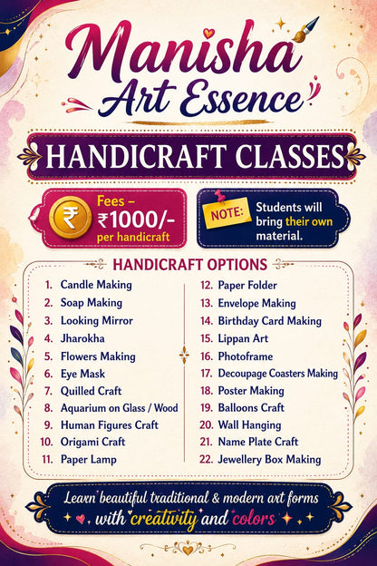 Manisha's Art Classes | Sector 14 Gurgaon