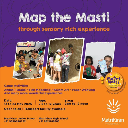 Matri Masti Summer Camp by MatriKiran Junior School (13 May - 23 May) | Sector 49 Gurgaon - ActivityKidz