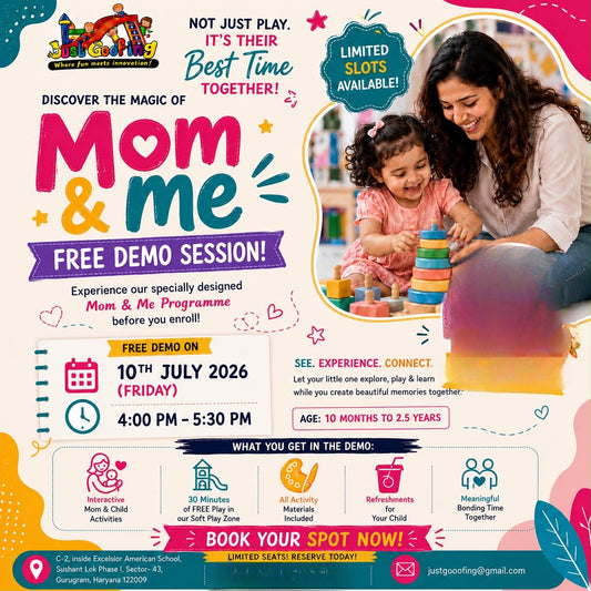 Mom & Me Programme (10 Jul) at Just Goofing | Sector 43 Gurgaon