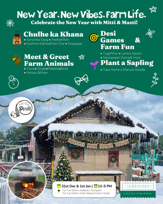 New Year Celebration at Tuk Tuk Gilhari (31 Dec & 1 Jan) | Kadarpur Gurgaon