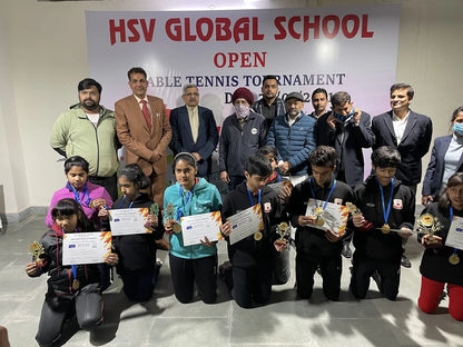 Progressive Table Tennis Academy | HSV Global School Sector 46 Gurgaon