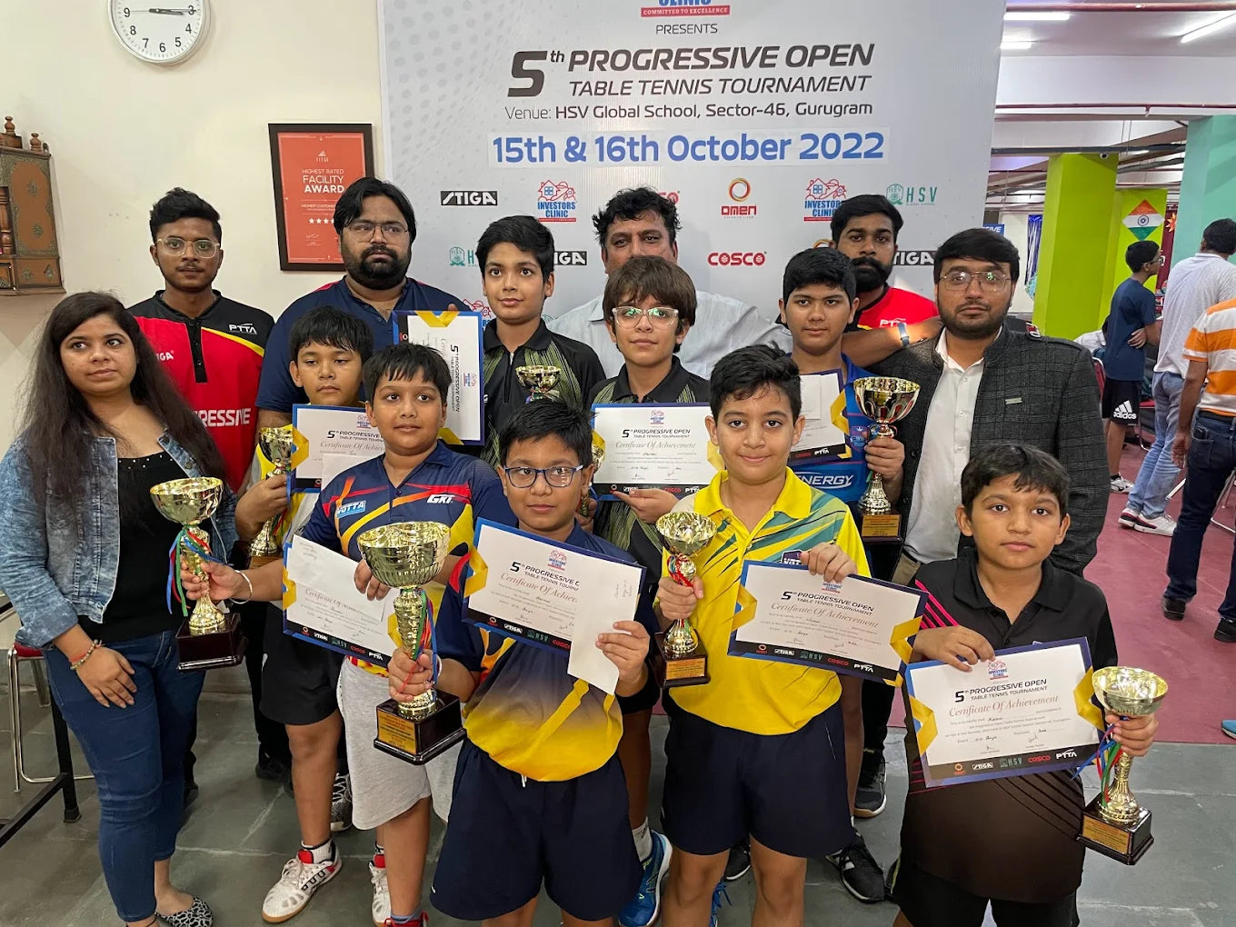 Progressive Table Tennis Academy | HSV Global School Sector 46 Gurgaon