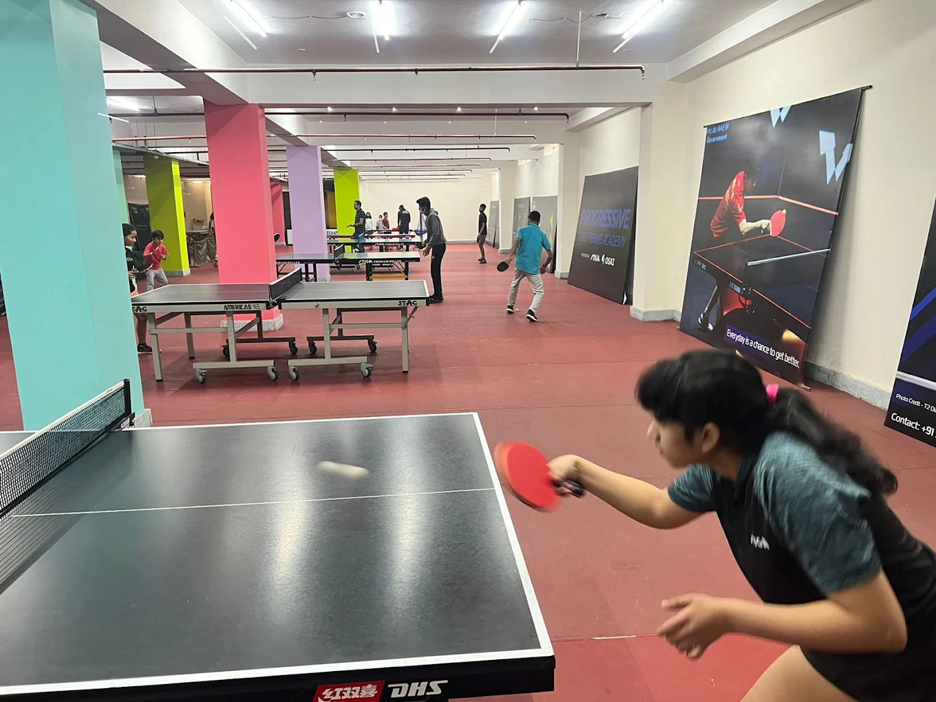 Progressive Table Tennis Academy | HSV Global School Sector 46 Gurgaon