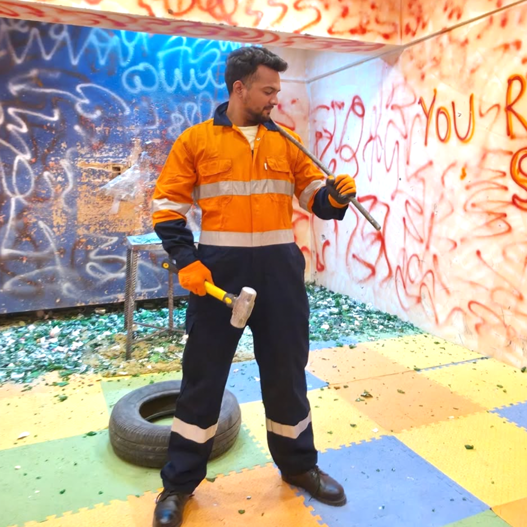 Rage Room Stress Therapy Room & Neon Room | Indiranagar Bangalore