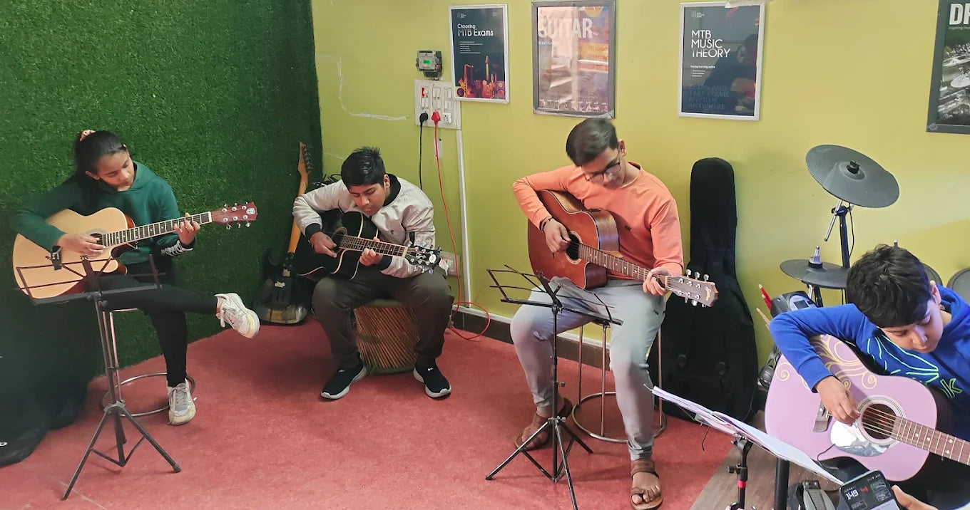 Rhythm & Melody Music Academy | Drum Guitar Keyboard | Old Railway Road Gurgaon