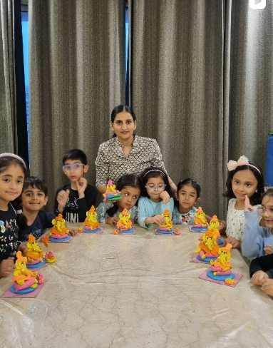 Ganesha Clay Workshop at Ritzart (25-Aug) Nirvana Country Sector 50 Gurgaon