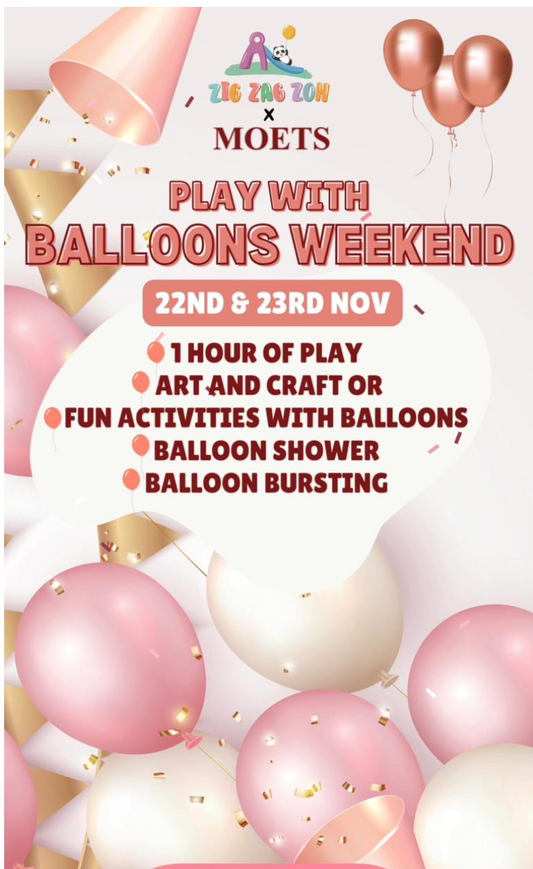 Balloons Weekend By Zig Zag Zoh | Indoor Play Area | Opposite Dt Mega Mall Gurgaon