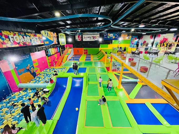 SkyJumper Trampoline Park | Metro Walk Mall Sector 10 Rohini Delhi