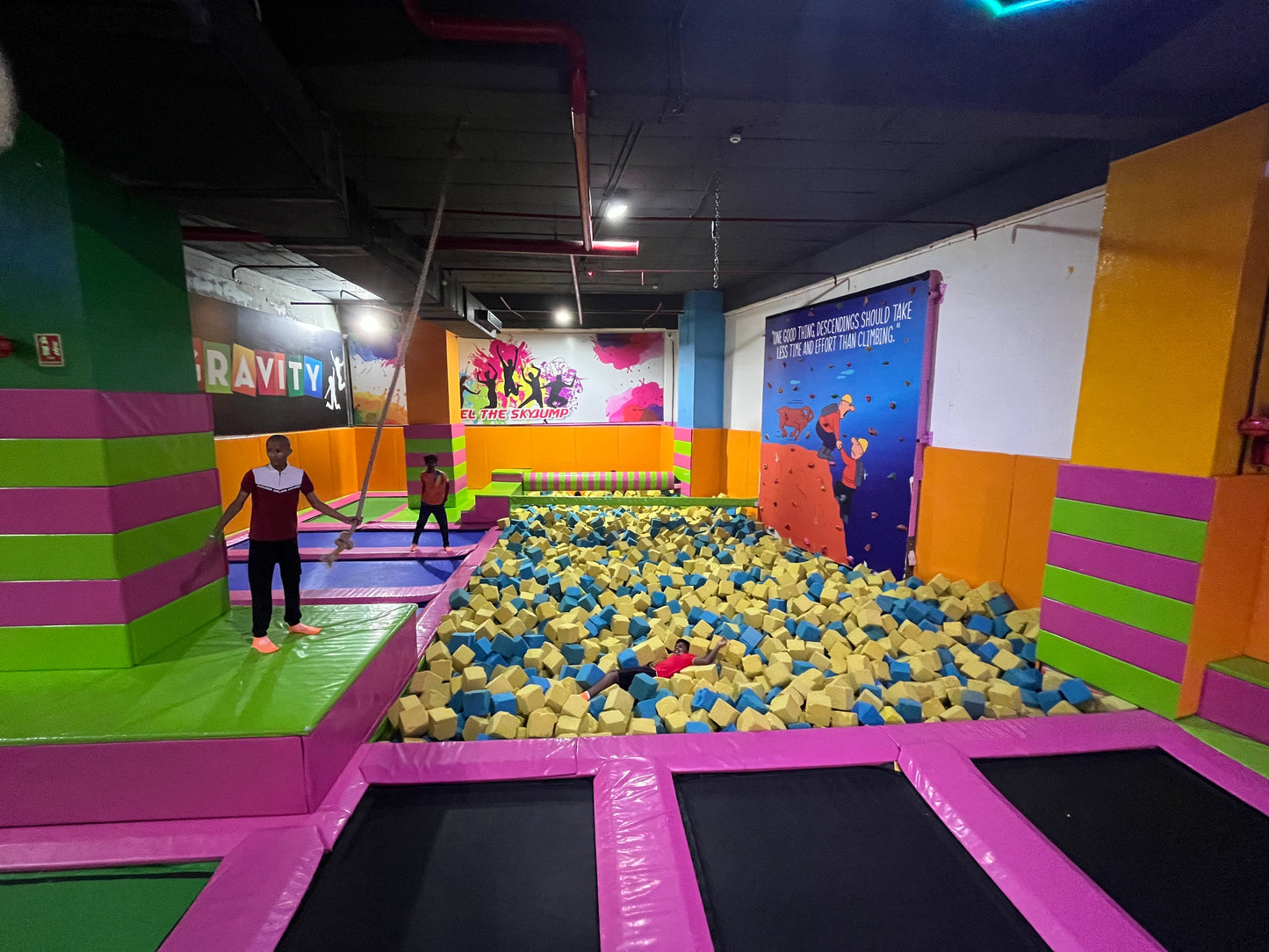 Skyjumper Amusement & Trampoline Park | Grand Square Mall Velachery Chennai