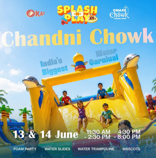 Splash N Play Water Carnival (13-14 Jun) Omaxe Chowk Mall Delhi