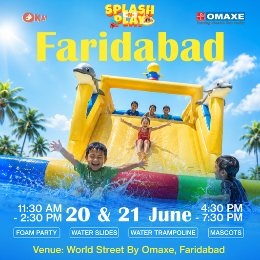 Splash N Play Water Carnival (20-21 Jun) | World Street by Omaxe Faridabad