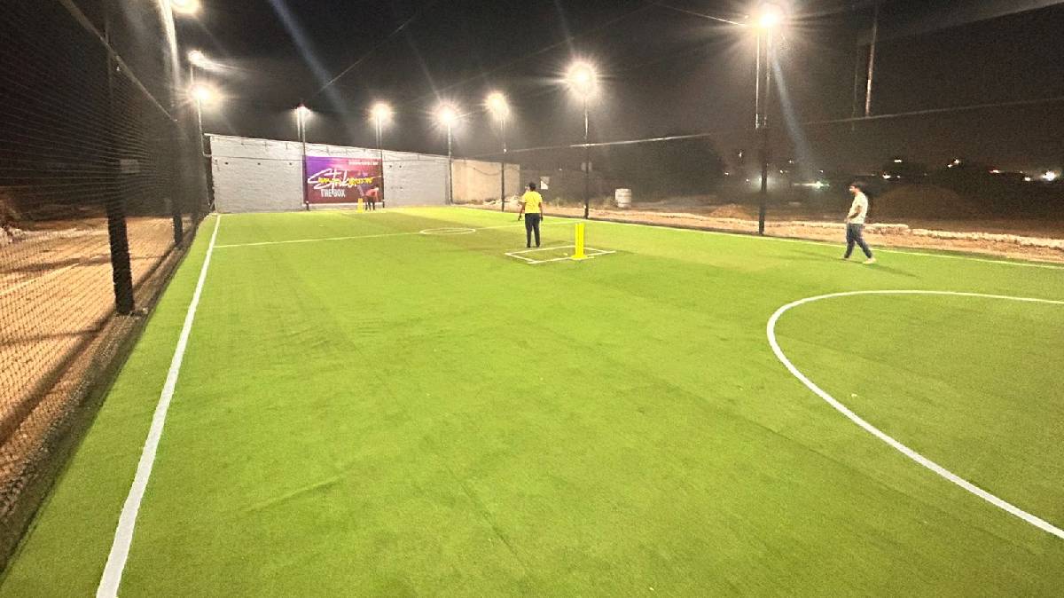 Strike The Ball Real Turf Bowling Machine & Robo Arm Sector 107 Gurgaon